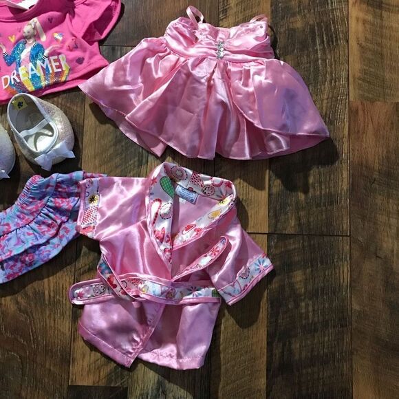 Build a bear workshop clothing and shoes lot high heels robe dress skirt shirt - Picture 3 of 4